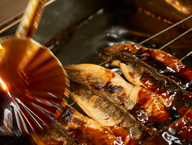 職人が心を込めて焼き上げたうなぎです！