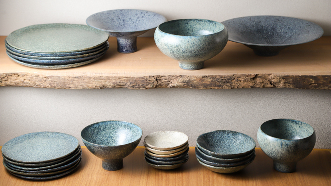 奄美にある工房の美食器