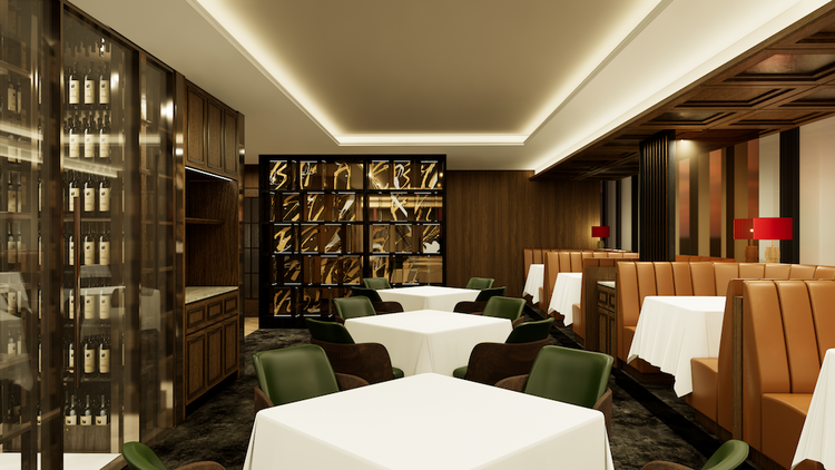 モダンで重厚感ある空間