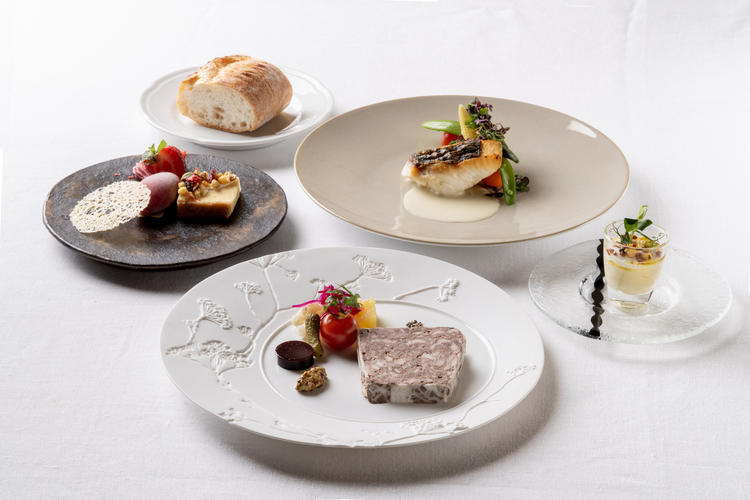 ランチのコース料理