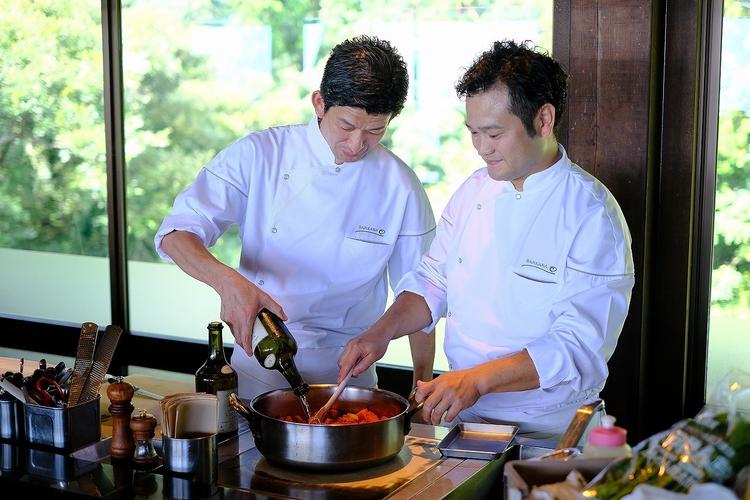 島の食材をふんだんに使ってのメニュー開発