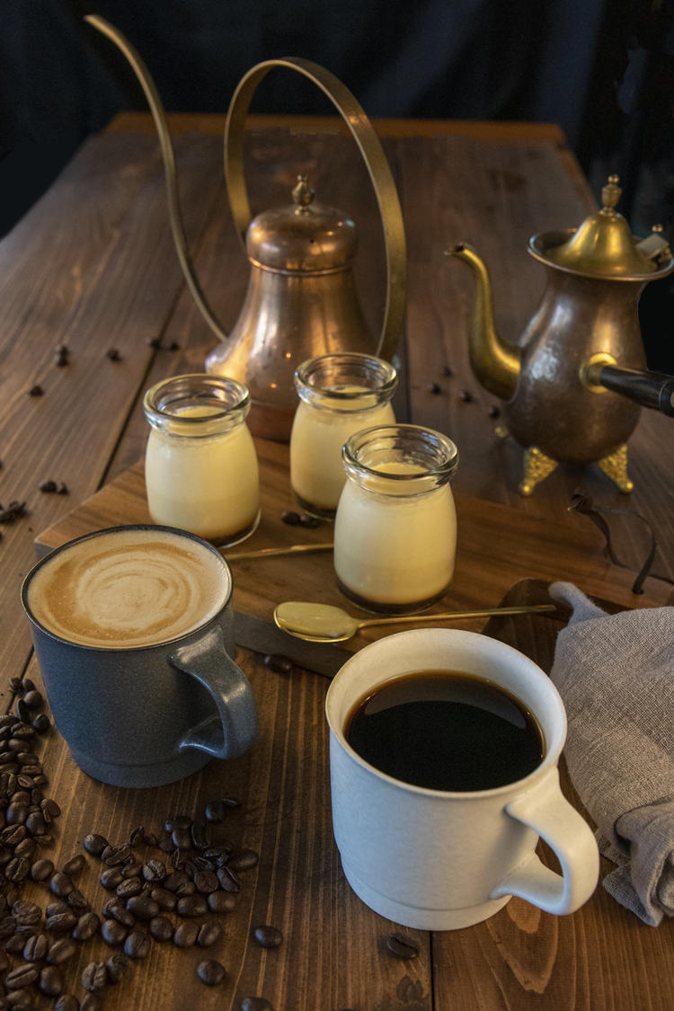 自家製プリンやこだわりの料理も☆※写真は