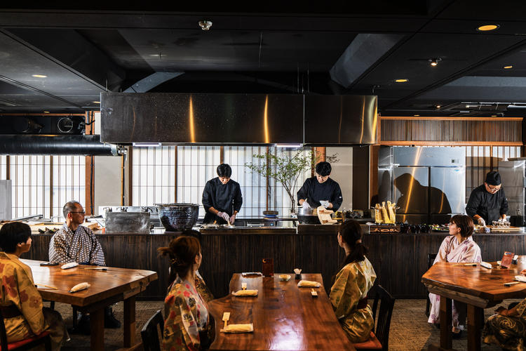 ライブキッチンの様子