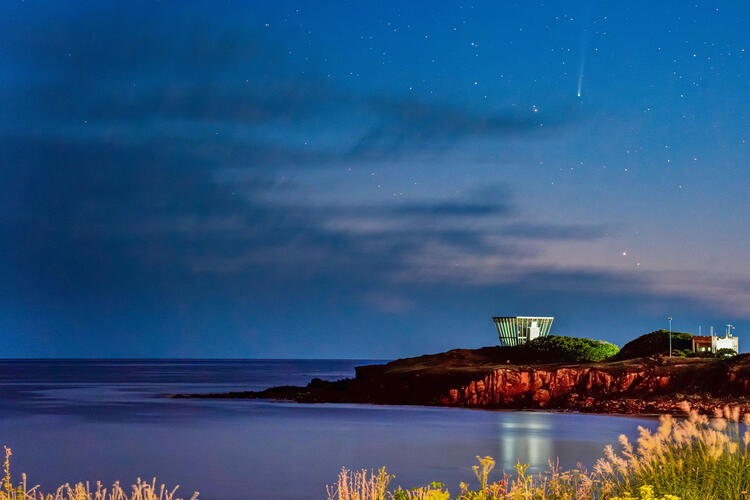 雄武町にある絶景ホテル内