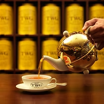 ティーサロン併設は日本ではここだけ！