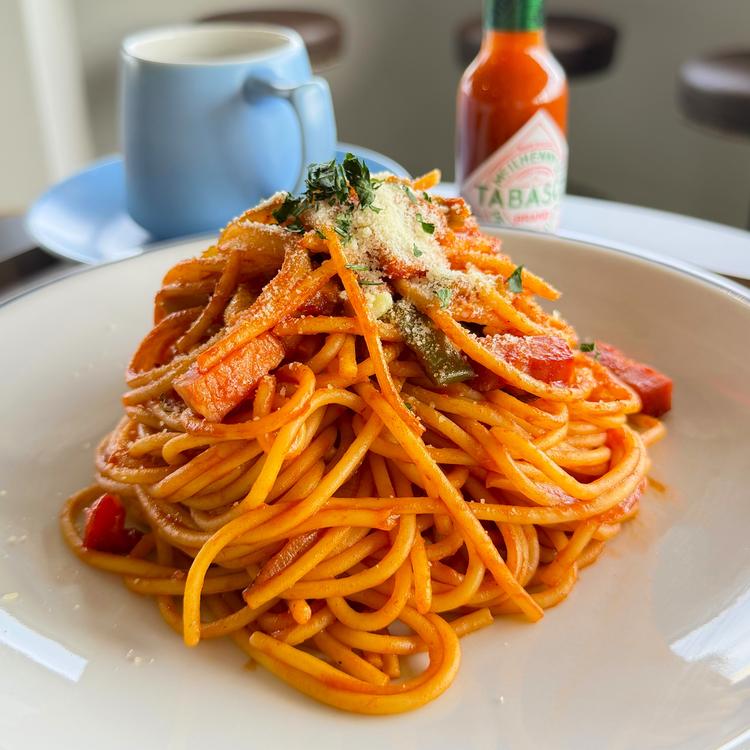 スタッフ案のナナちゃんのナポリタン