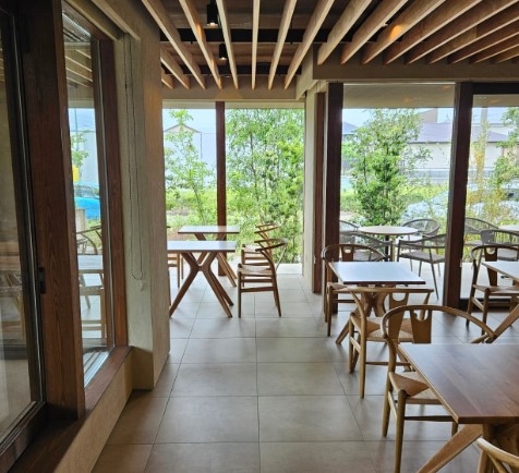 開放感のある店内◎