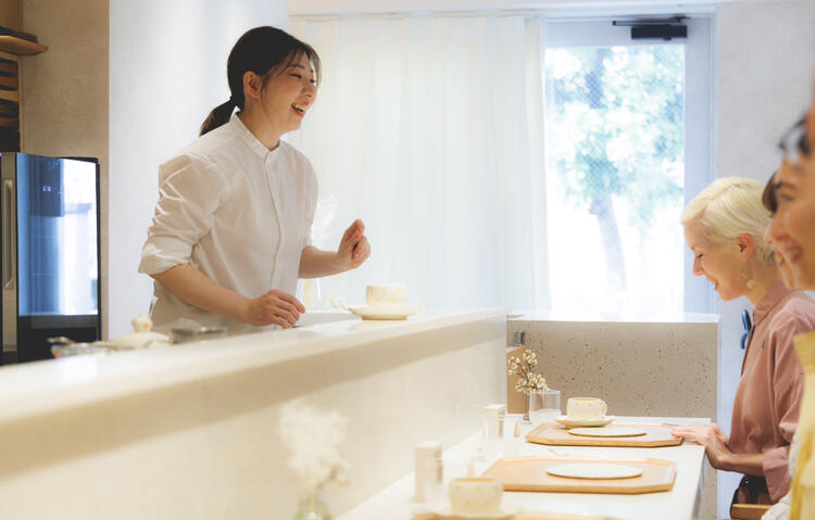 デザートが主役のレストラン