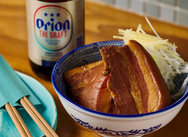 料理には沖縄の食材を使用◎