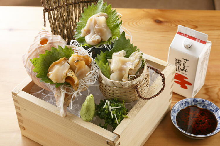 新鮮な鮮魚を使用した料理がこだわり