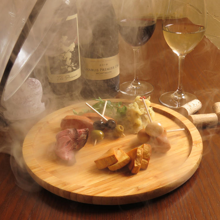 瞬間燻製の盛り合わせ