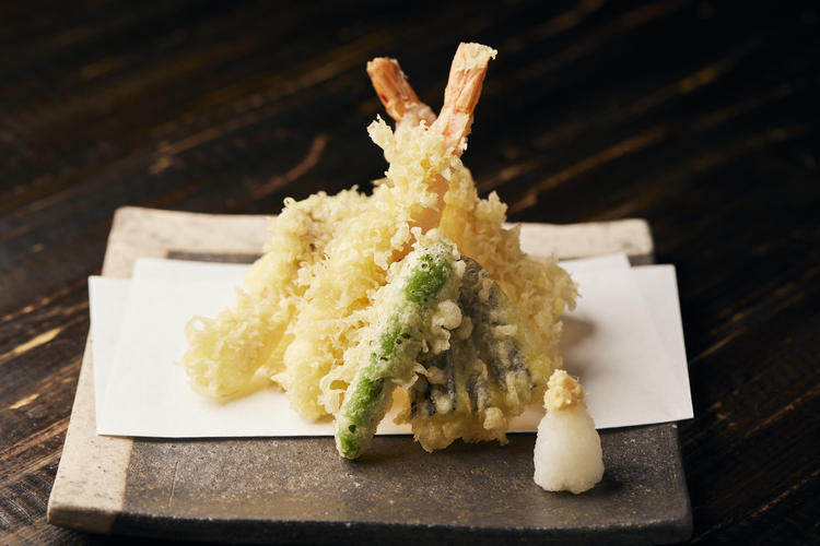 天ぷら盛り合わせです