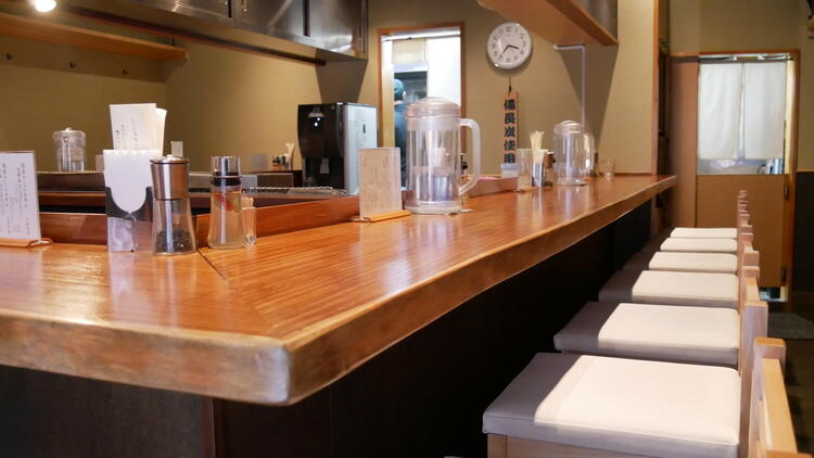 清潔感あふれる店内