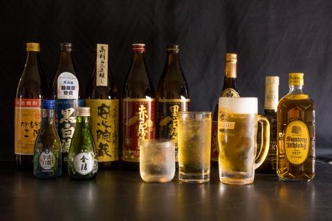 お酒も充実のラインナップ♪
