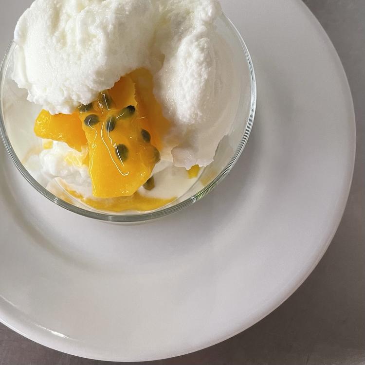 マンゴーとパッション、ヨーグルトアイス