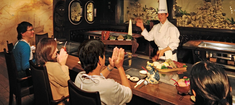 クッキングパフォーマンスが自慢！