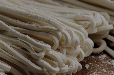 店内での手打ちにこだわっています