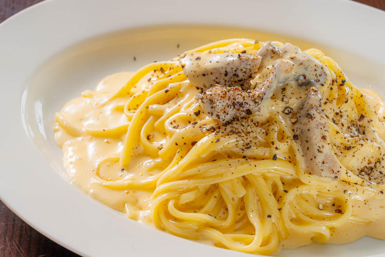 〆のパスタは日替わり