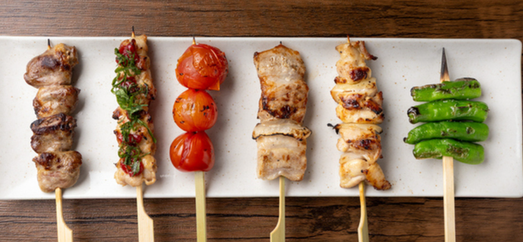 地元で愛される野菜串巻き店