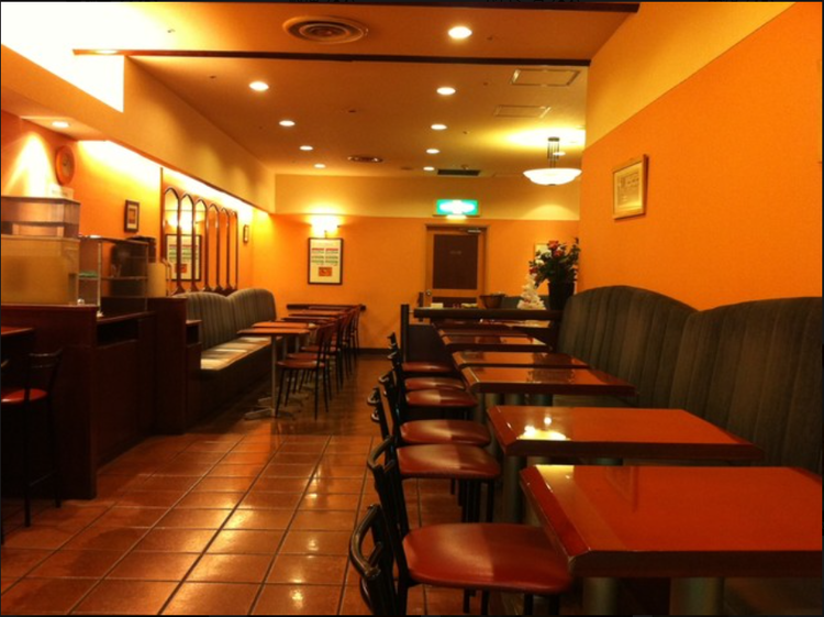 73席ある広々とした店内