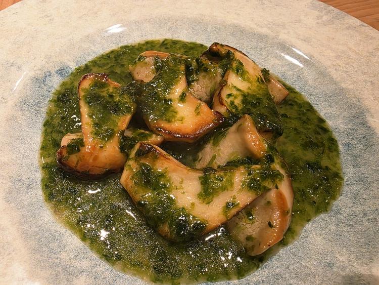 フレッシュポルチーニのソテー　バターと生