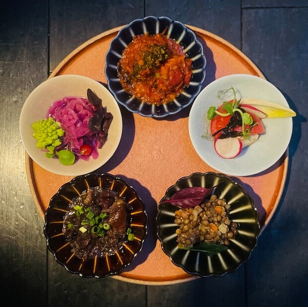 和の要素も取り入れたお酒のアテも。