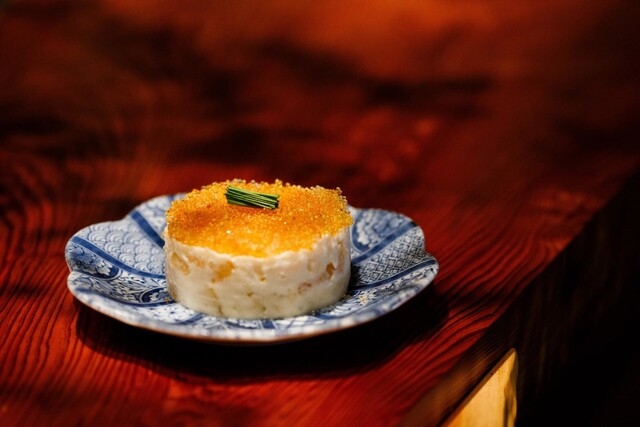 人気の数の子黄金ポテトサラダ