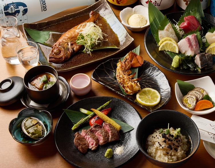 コース料理は5.500円〜13.500円