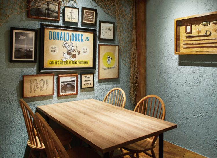 ドナルドダックデザイン個室