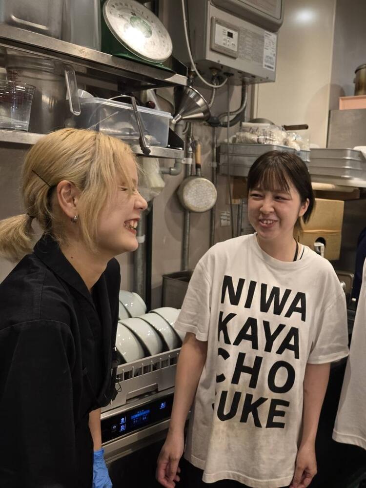 いつも楽しく働いてくれてるバイトちゃん