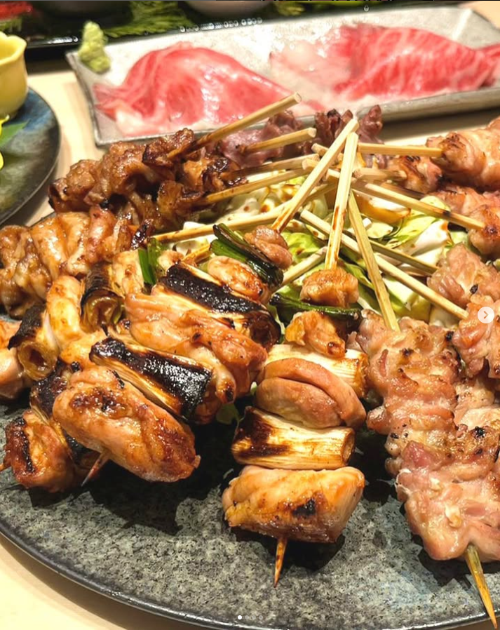 備長炭炭火焼きで本格派