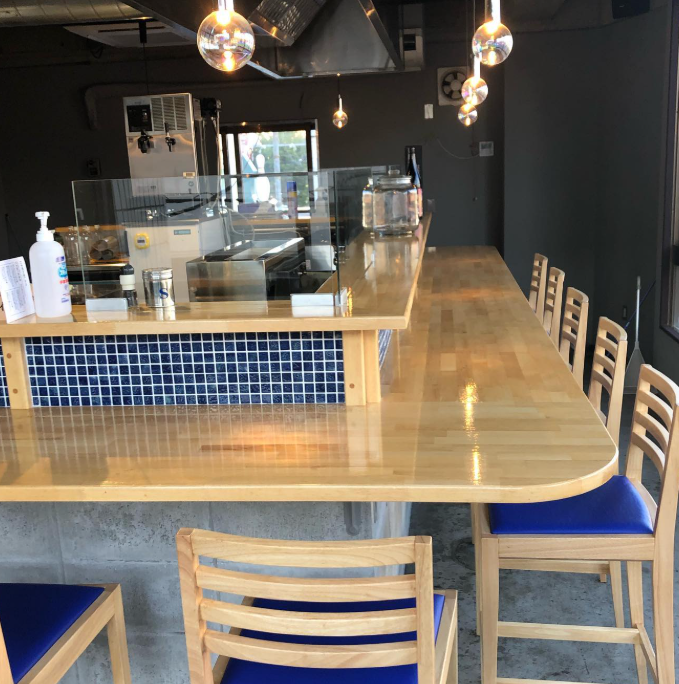 おしゃれな雰囲気の店内