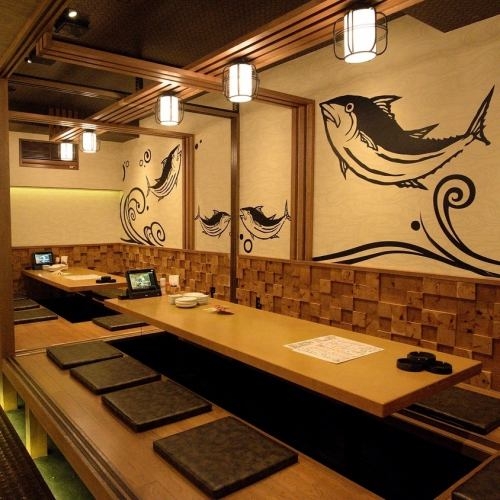 宴会利用も多い活気のあるお店