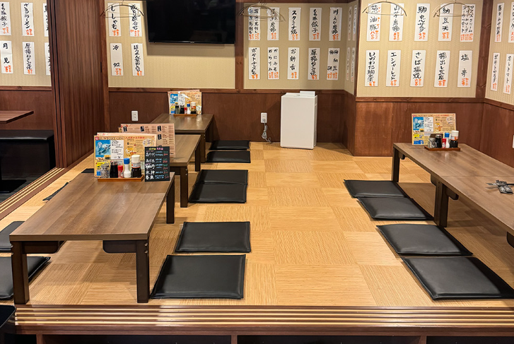 客席も広く、開放的な空間です！