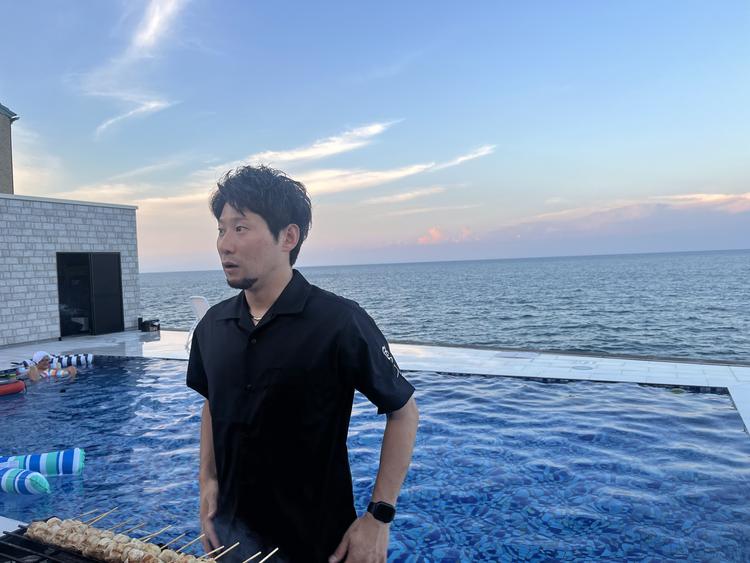 こんなところで焼き鳥を焼くことも（笑）