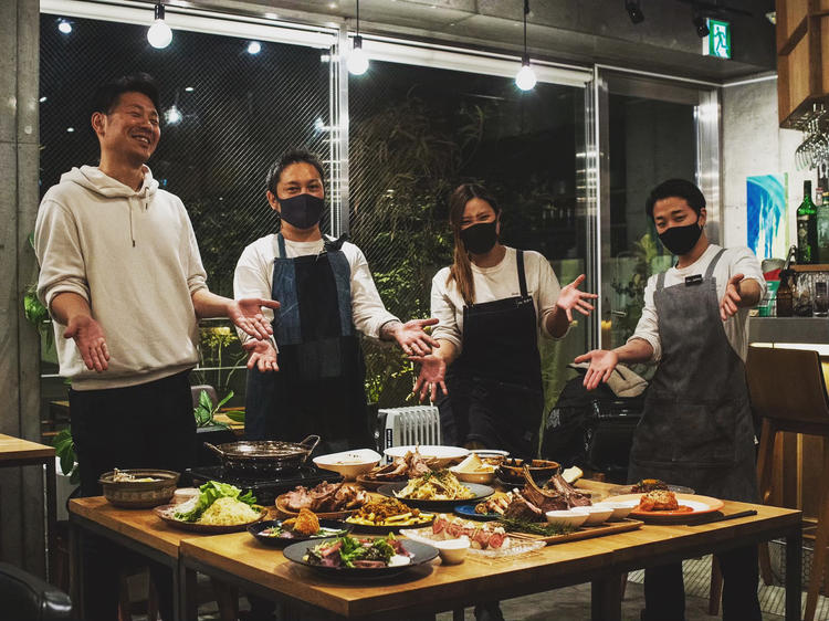 新メニューは全員で意見交換