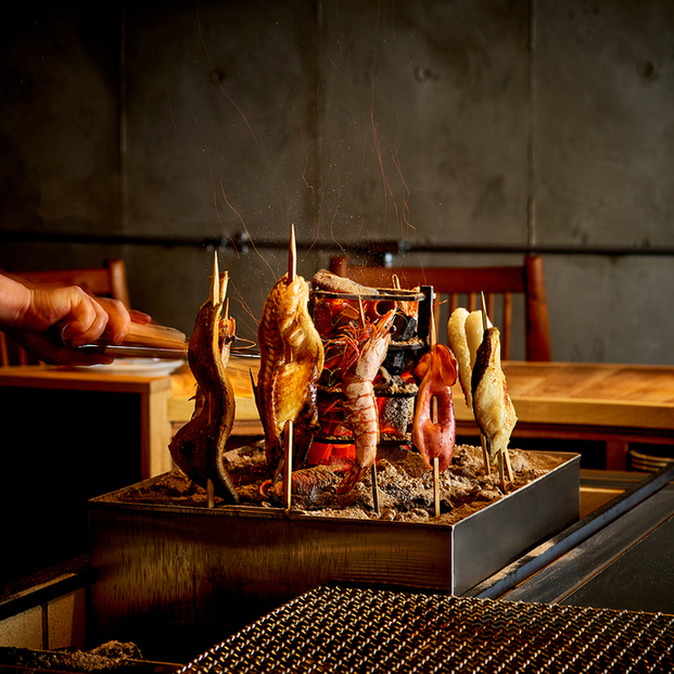 ライブ感のある調理ができます！