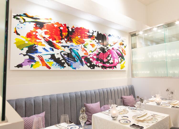 落ち着いた雰囲気のリストランテ