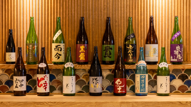 豊富な日本酒も人気の秘訣です★