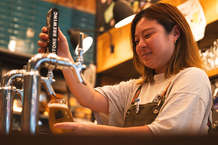 未経験でもすぐに美味しいビールが注げます