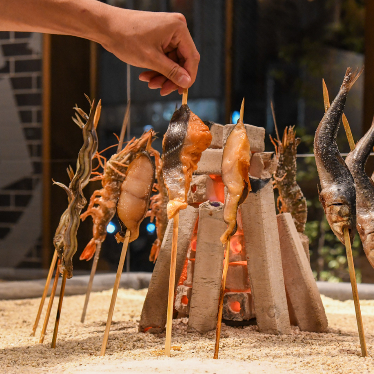 名物は“原始焼き”