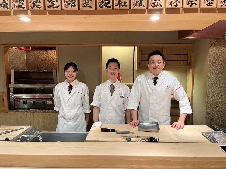 銀座の高級懐石料理店