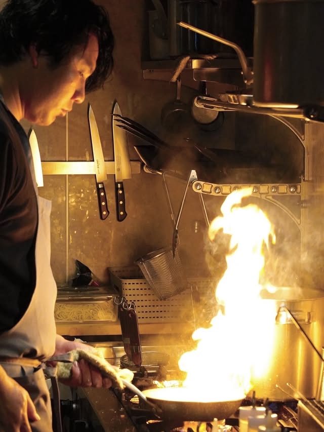 シェフこだわりの技術を間近で学べます◎