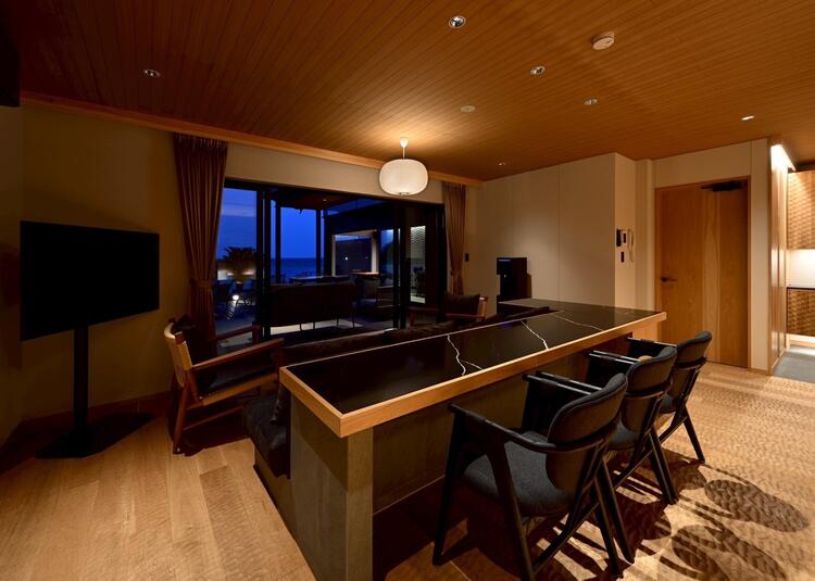 全6棟のみ。落ち着いた雰囲気の宿