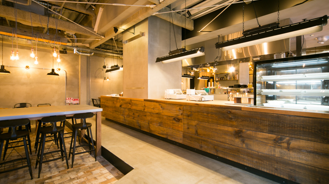 開放的なオープンキッチンスタイル