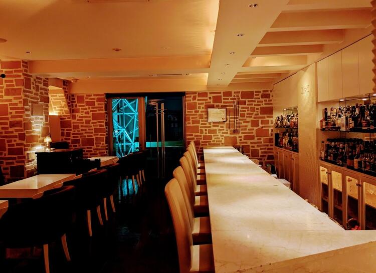 大理石のカウンター