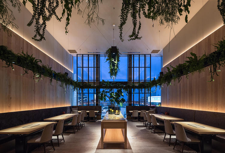 天井の高さ6mの吹き抜け空間