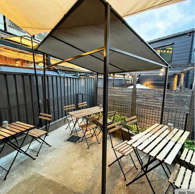 テラス席はペットも入店可