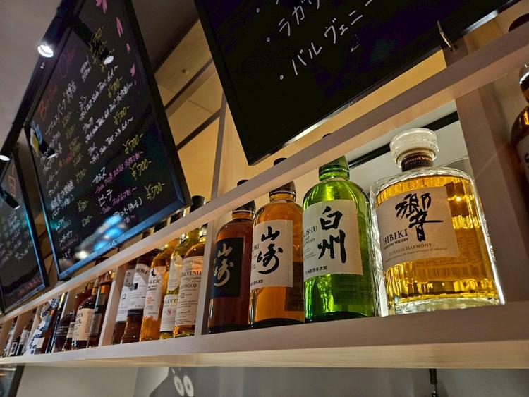 ジャパニーズウィスキーも充実