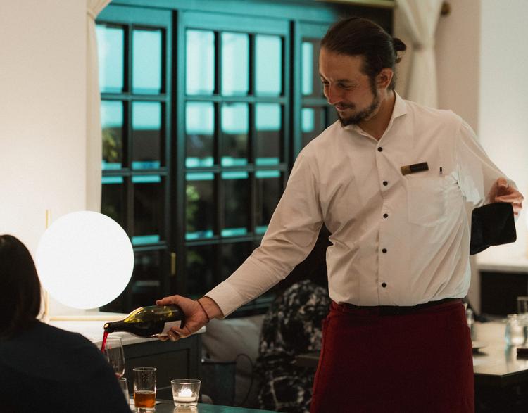 ワインの種類も豊富